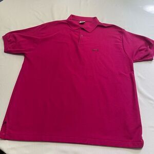Le Tigre Pink VTG Y2k Short Sleeve Polo Shirt Size XL